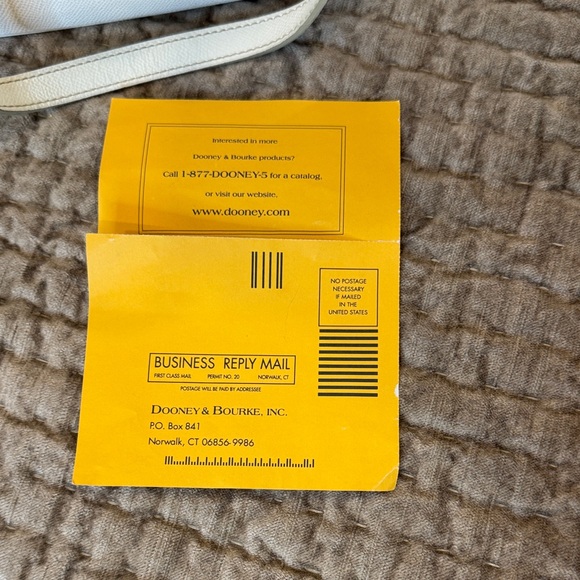 Dooney & Bourke White Tote Bag - Picture 8 of 9